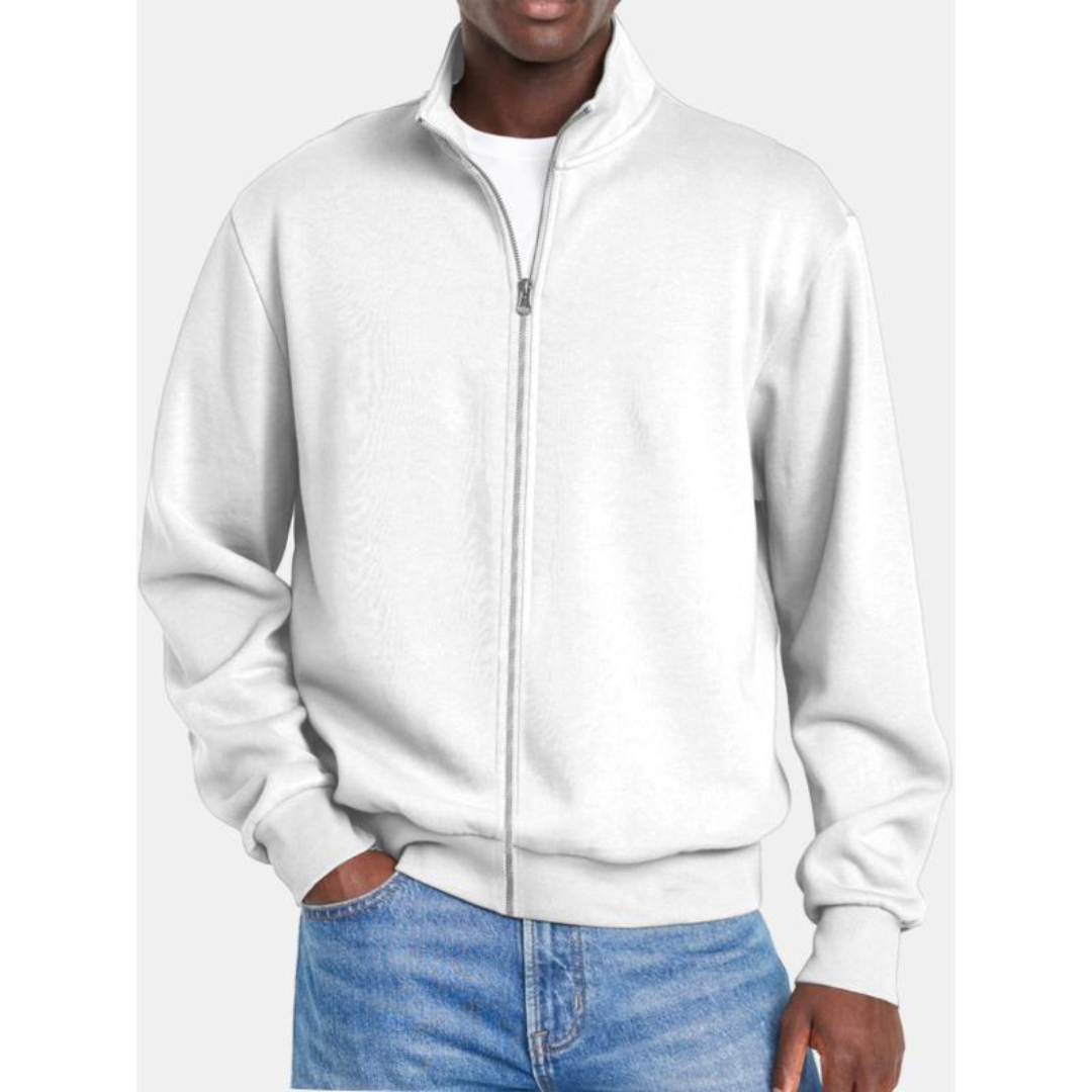 Men's Casual Zip Jacket | Comfortable