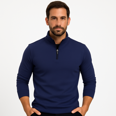 Luke | Men's Zip Neck Sweater | Casual