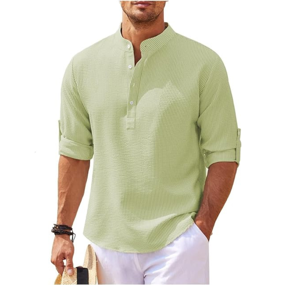 Men's Summer Henley Shirt | Versatile