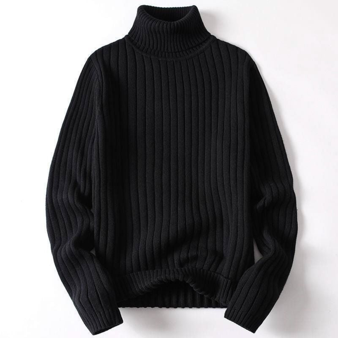 Men's Knit Turtleneck Sweater | Vibrant