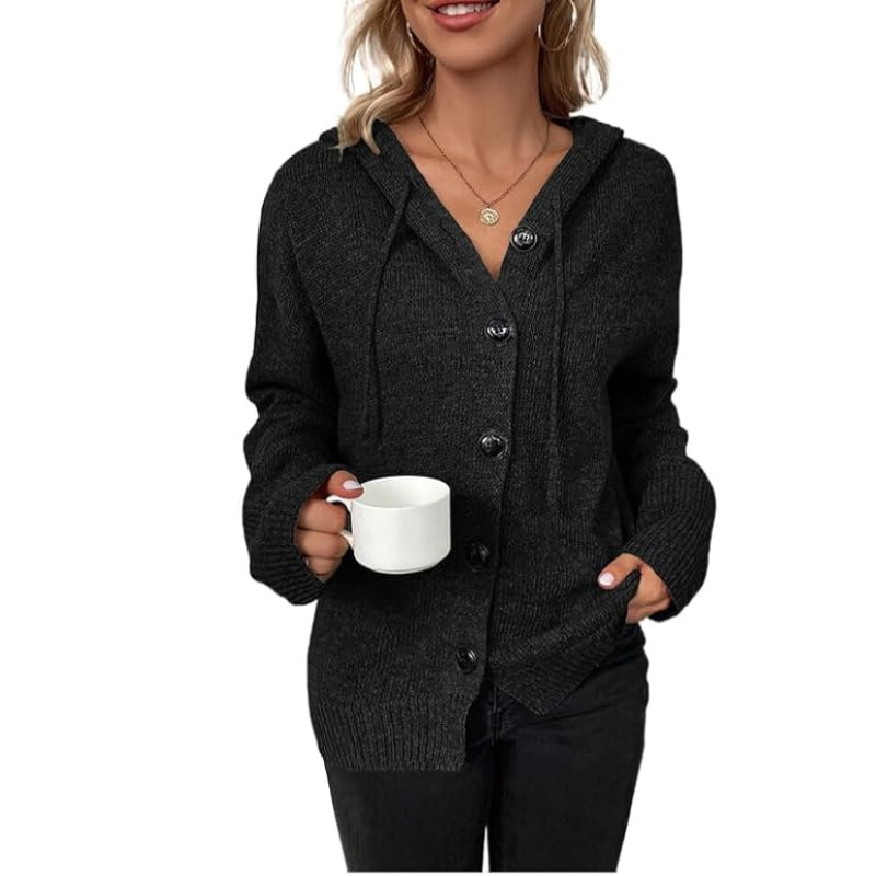 Lottie | Women's Cozy Knit Cardigan with Buttons