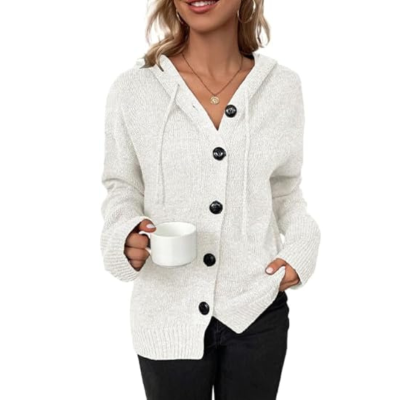 Lottie | Women's Cozy Knit Cardigan with Buttons