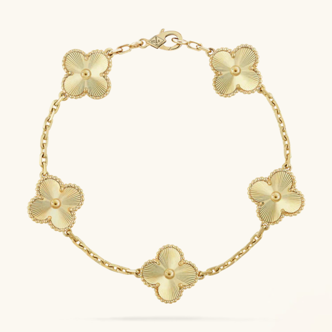 Clover Bracelet Gold (gold finish)