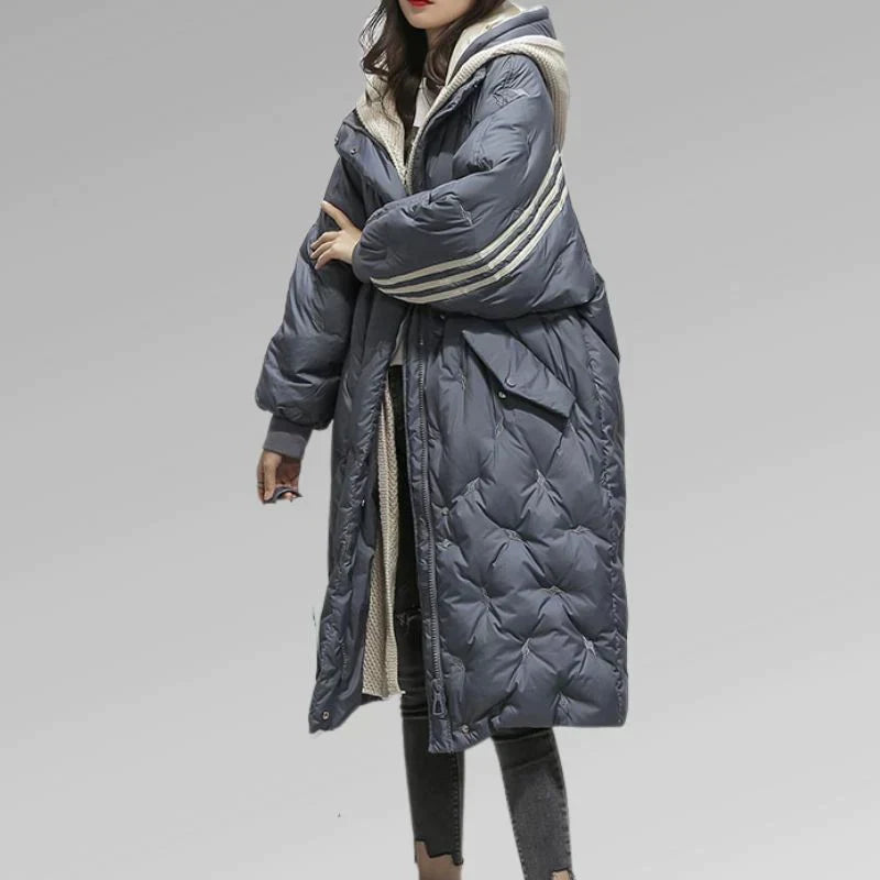 Daisy | Long Quilted Wintercoat for Women