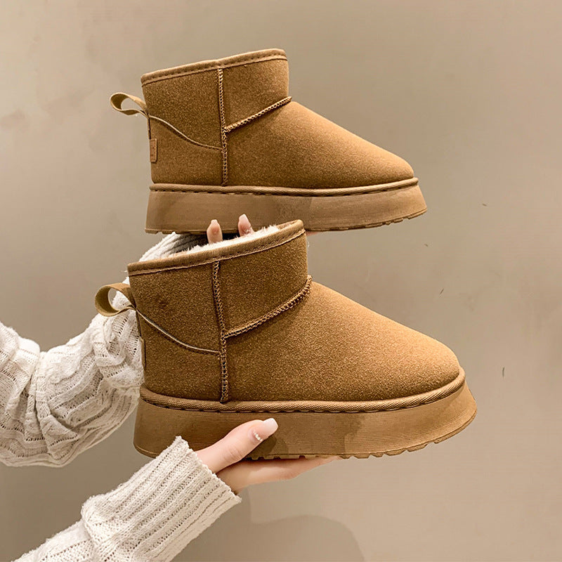 Bonnie | Winter Leather Outdoor Snow Boots