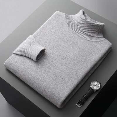 Men's Knitted Turtleneck Sweater | Chunky