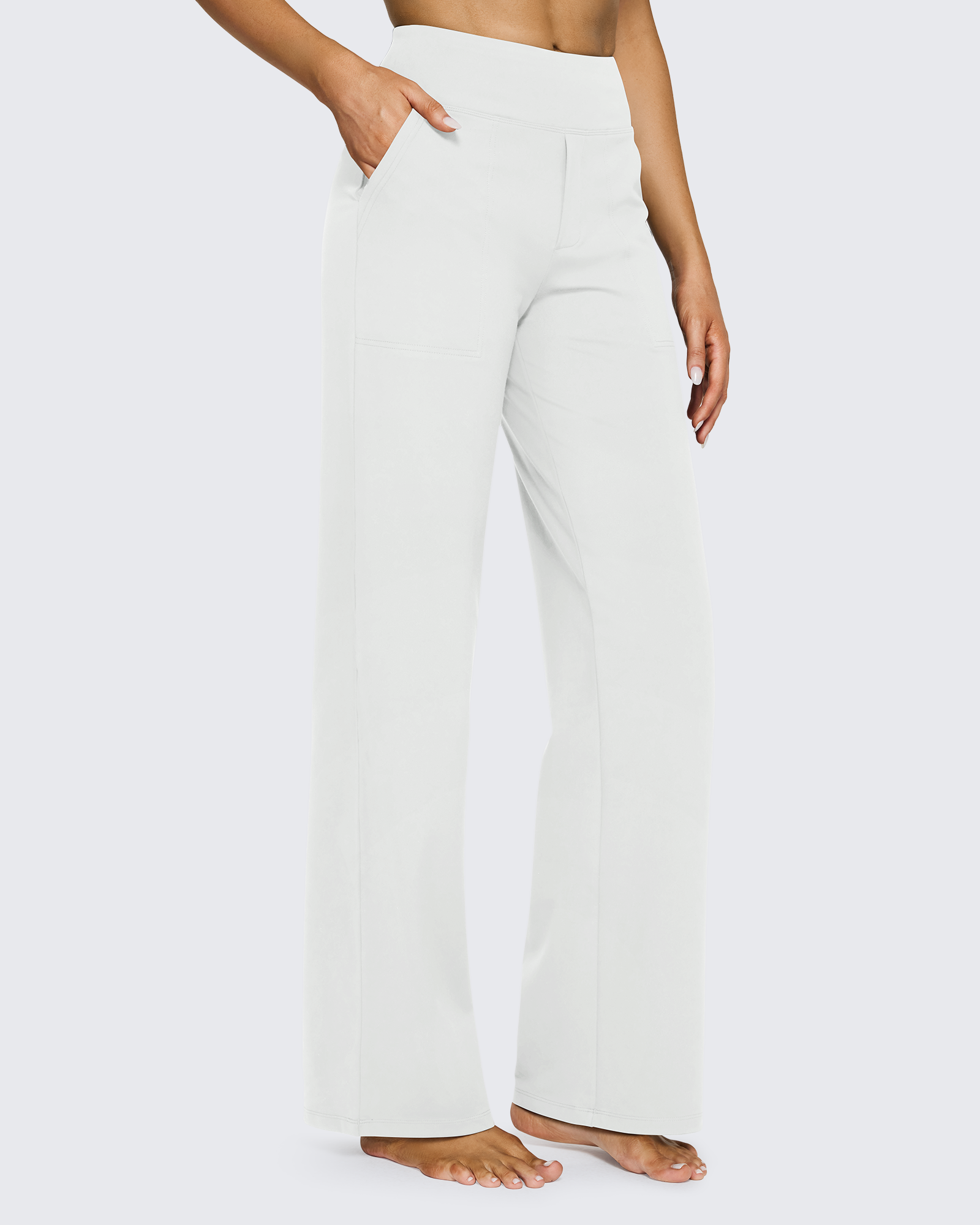 Loose High-Waist Business Casual Pants