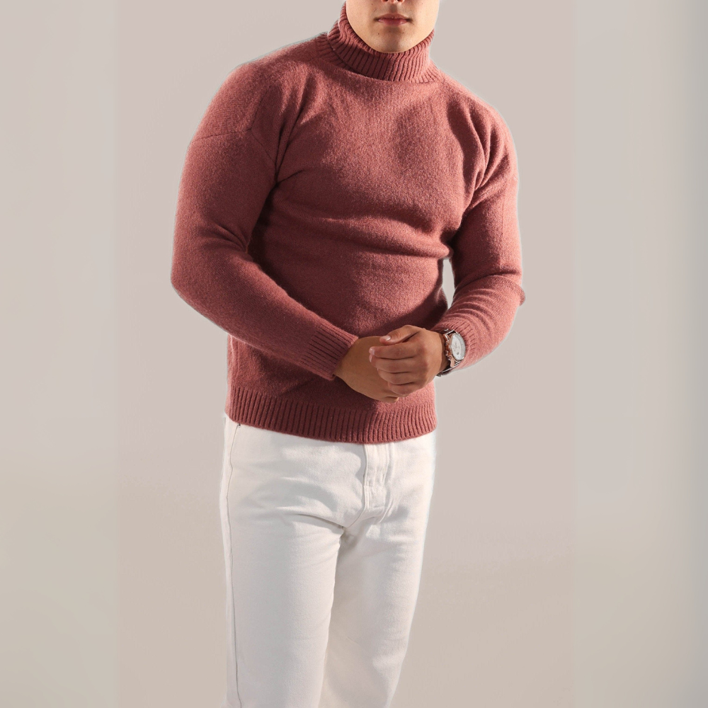 Men's Knit Turtleneck Sweater | Timeless