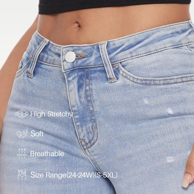 Mid Low BBL Stretch jeans
