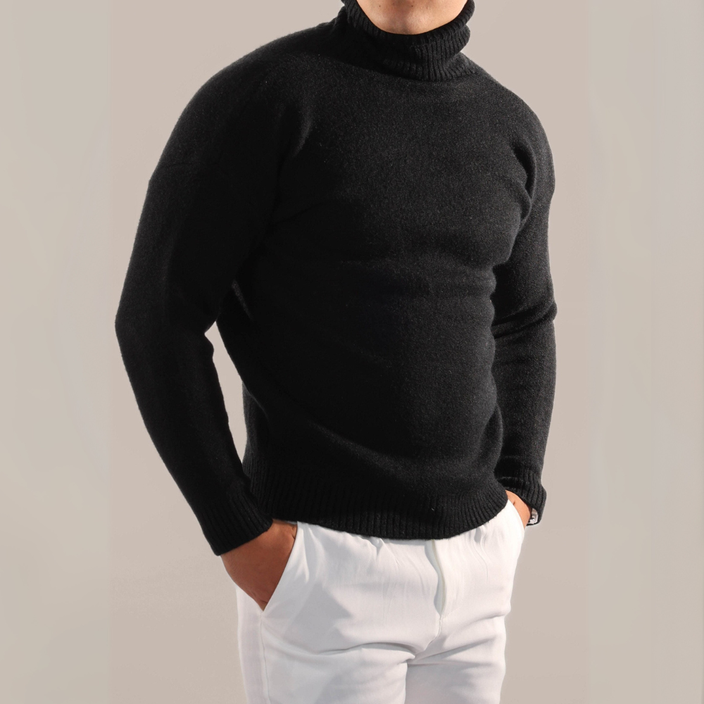 Men's Knit Turtleneck Sweater | Timeless