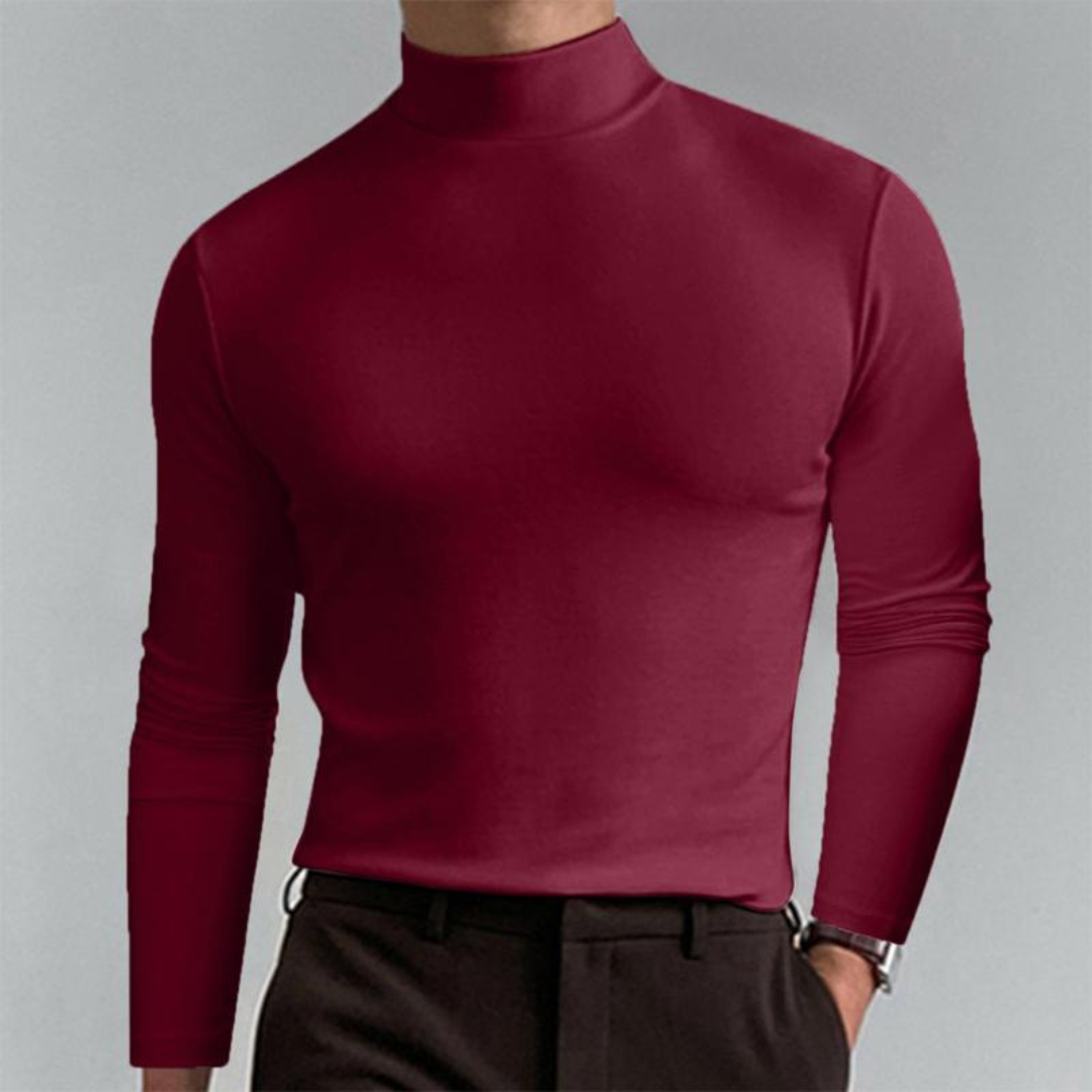 Men's Slim Fit Turtleneck Sweater | Stylish