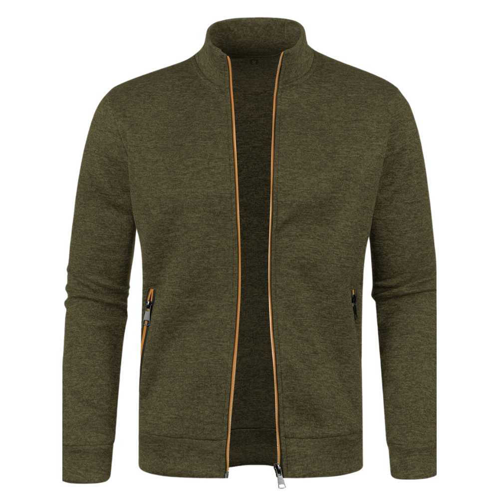 Men's Sporty Zip Jacket | Comfortable