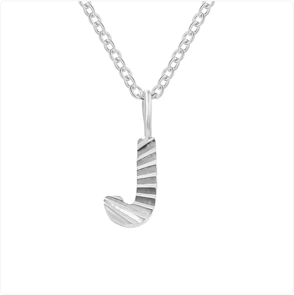 Alphabet Pendant Necklace (stainless steel)