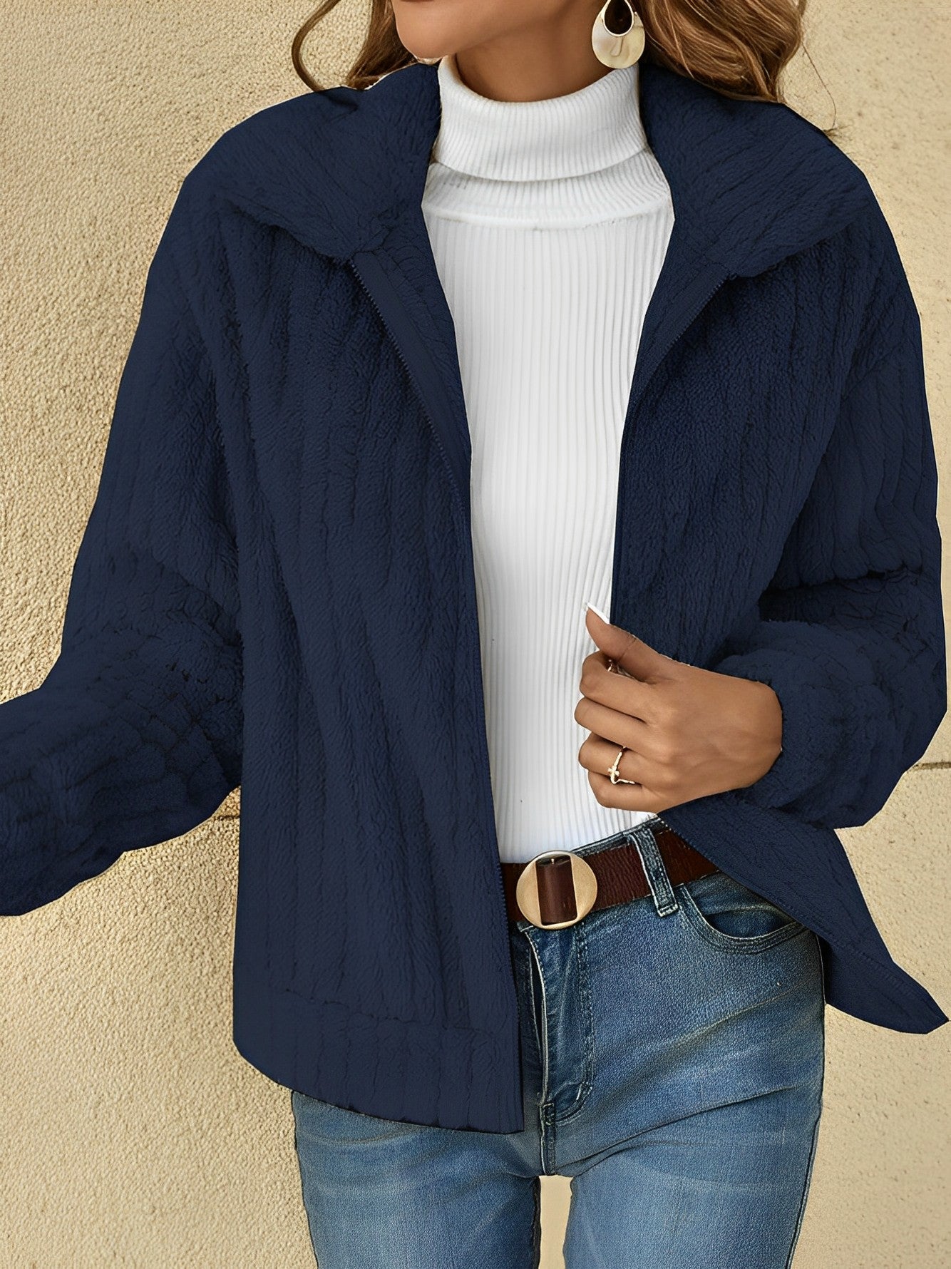 Faith | Elegant Teddy Jacket for Warm Days