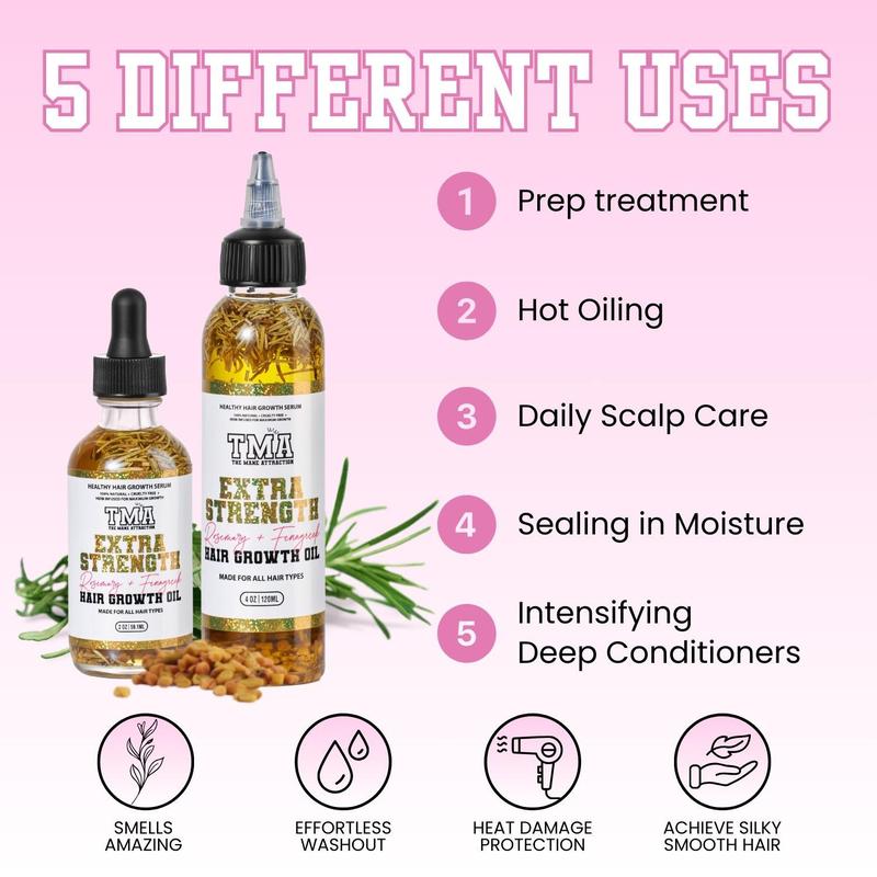 Extra Strength Rosemary & Fenugreek Hair Growth Oil