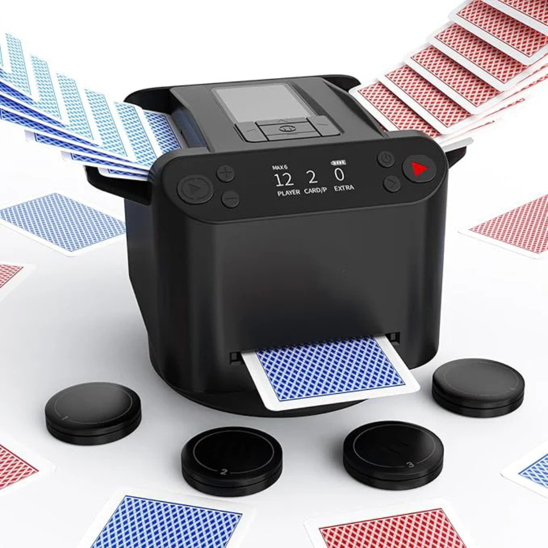 CardMaster™ Automatic Card Shuffler & Dealer