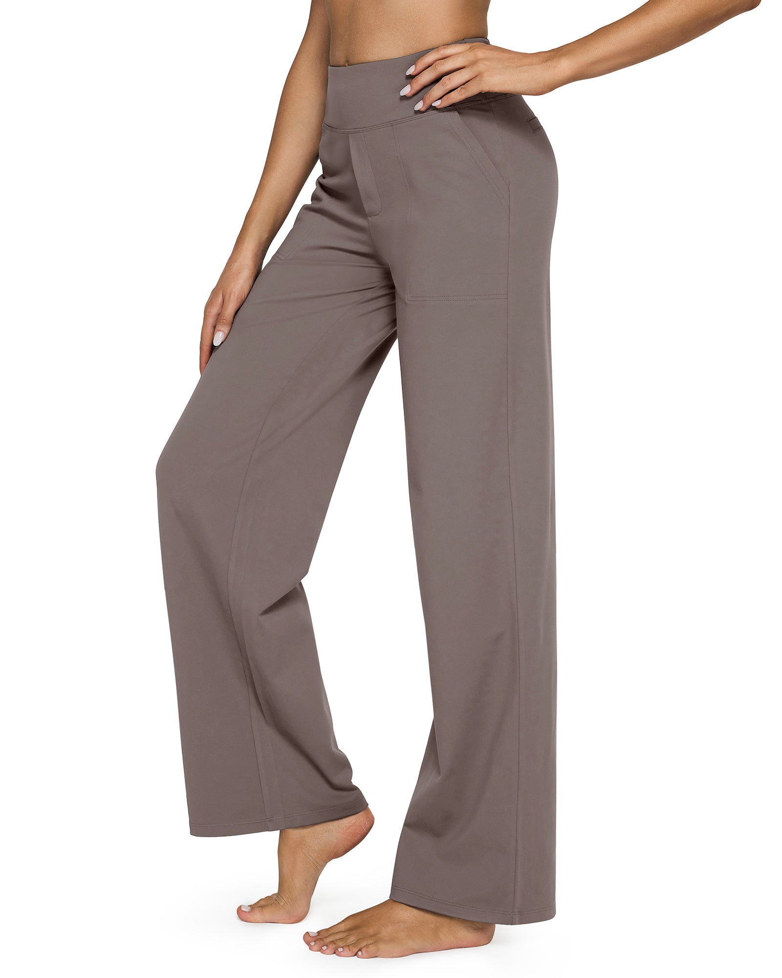 Loose High-Waist Business Casual Pants