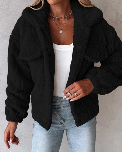 Violet | Cozy Warm Teddy Coat for Comfort