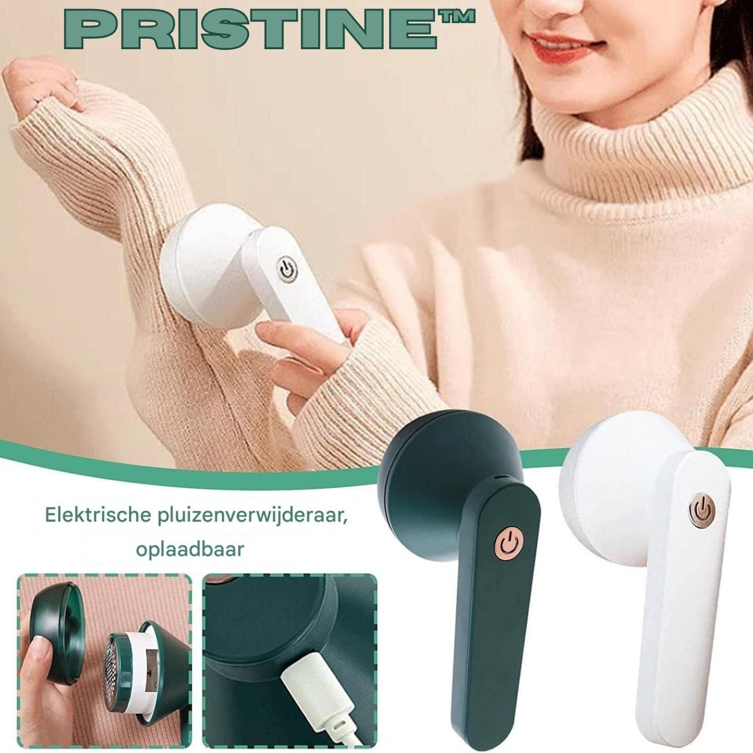 Pristine™ - Rechargeable lint remover
