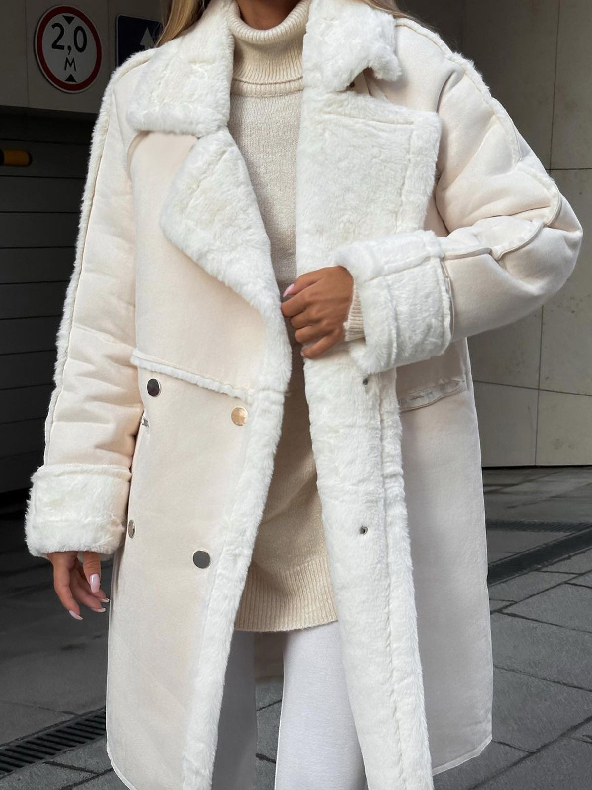 Abigail | Cozy Winter Teddy Jacket for Plus Sizes