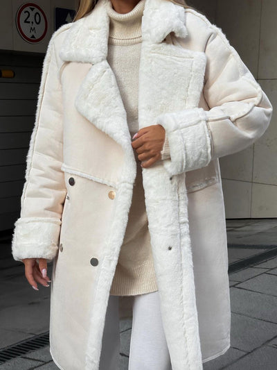 Abigail | Cozy Winter Teddy Jacket for Plus Sizes