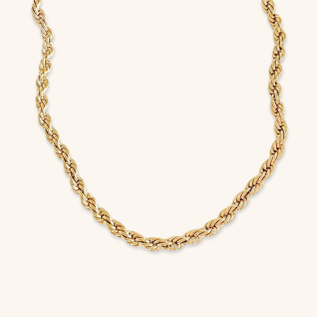 Bianca Rope Necklace Gold Necklace