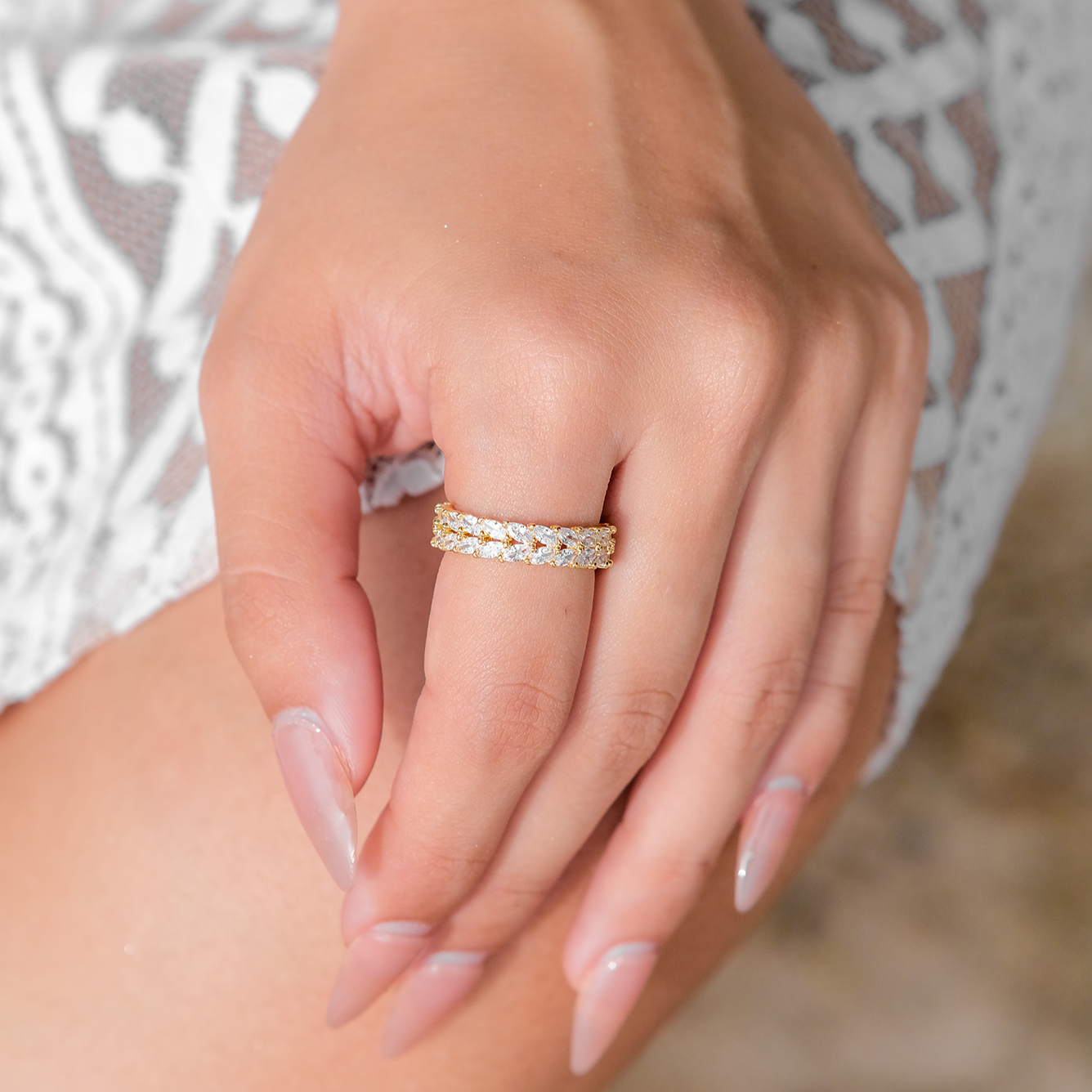 Clarisse Ring (gold finish)