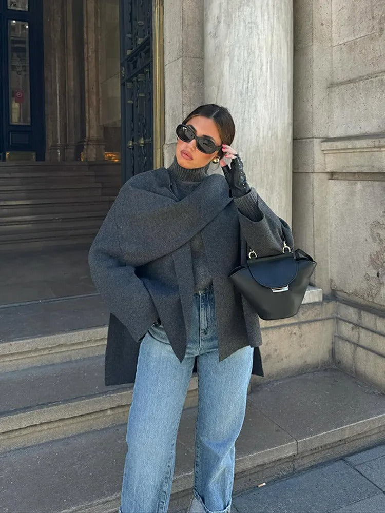 Iris | Warm oversized coat