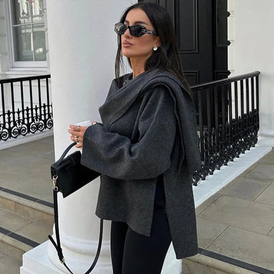 Iris | Warm oversized coat