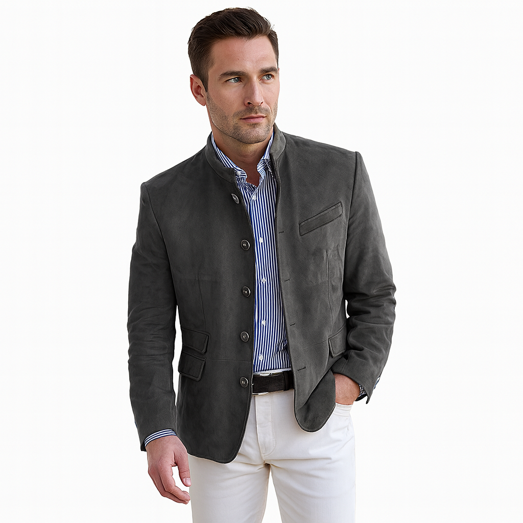 Philip - Classic Button-Down Autumn Jacket for Men