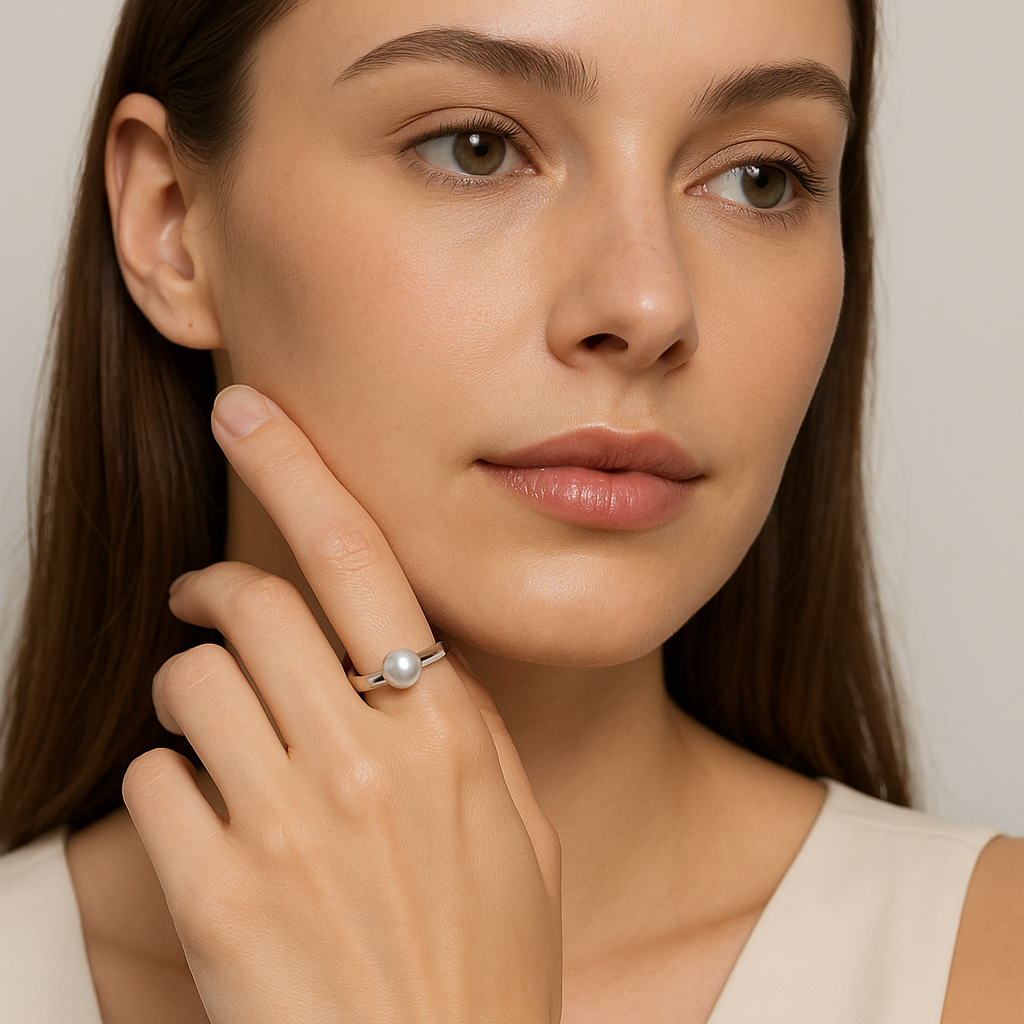 Geometric Statement Ring (Stainless steel)