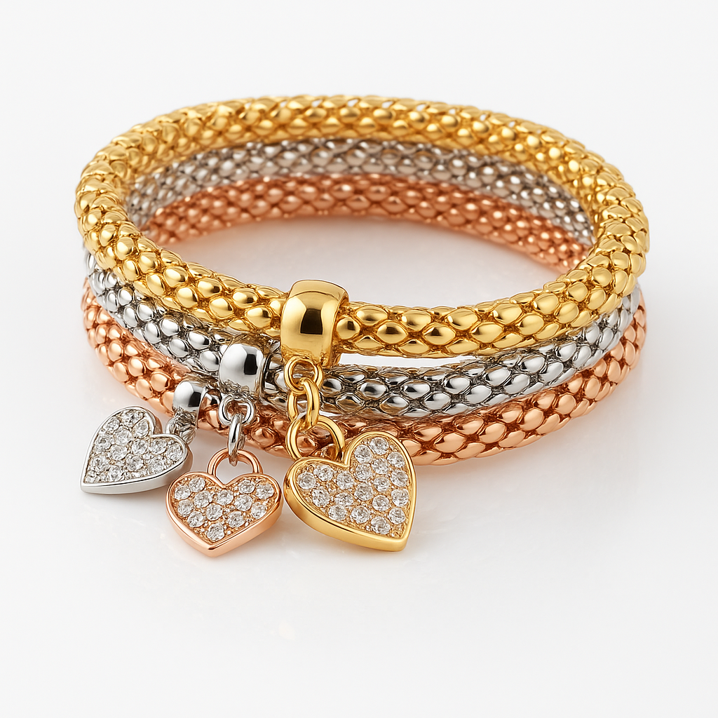 Simple Elastic Bracelet (Alloy Finish)