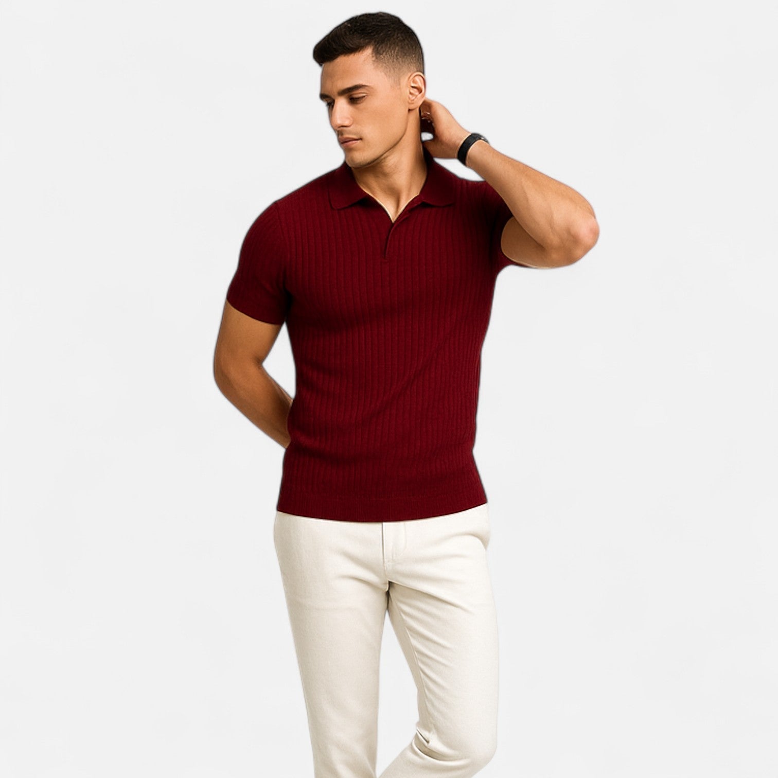 Men’s Muscle Fit Polo Shirt – Sculpted Elegance, Everyday Performance