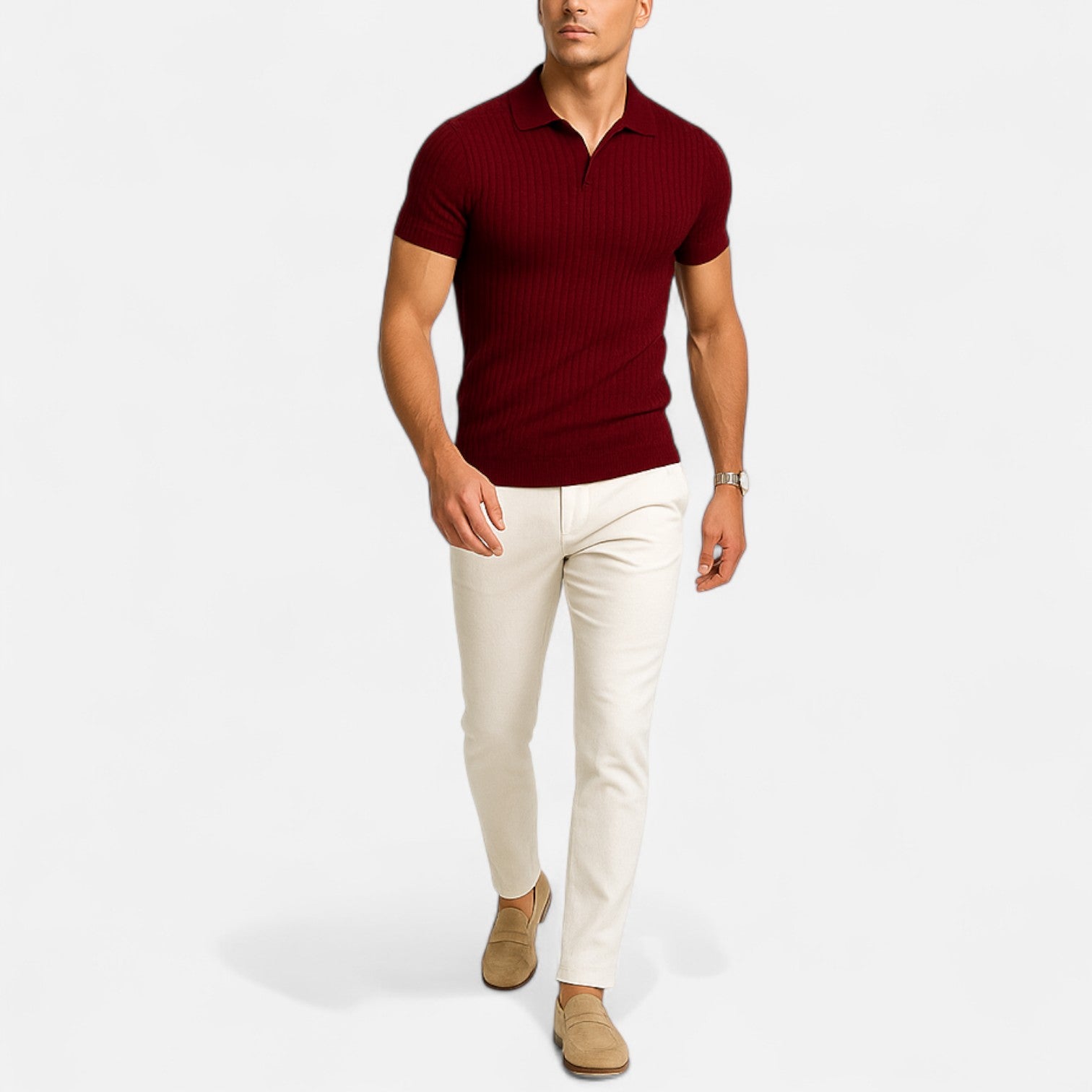Men’s Muscle Fit Polo Shirt – Sculpted Elegance, Everyday Performance