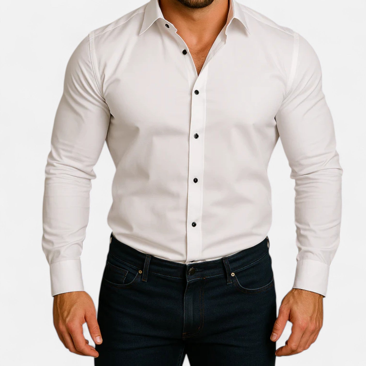 Men’s Classic Wrinkle-Free Shirt – Timeless Elegance, Effortless Maintenance
