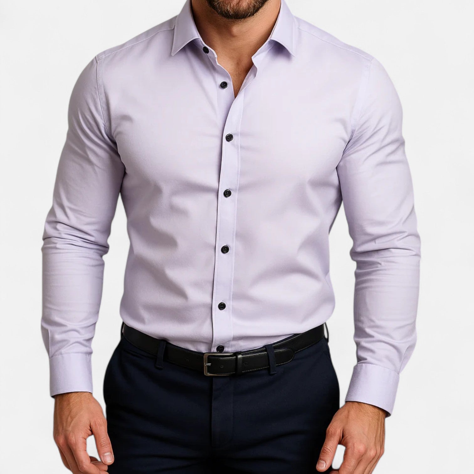 Men’s Classic Wrinkle-Free Shirt – Timeless Elegance, Effortless Maintenance