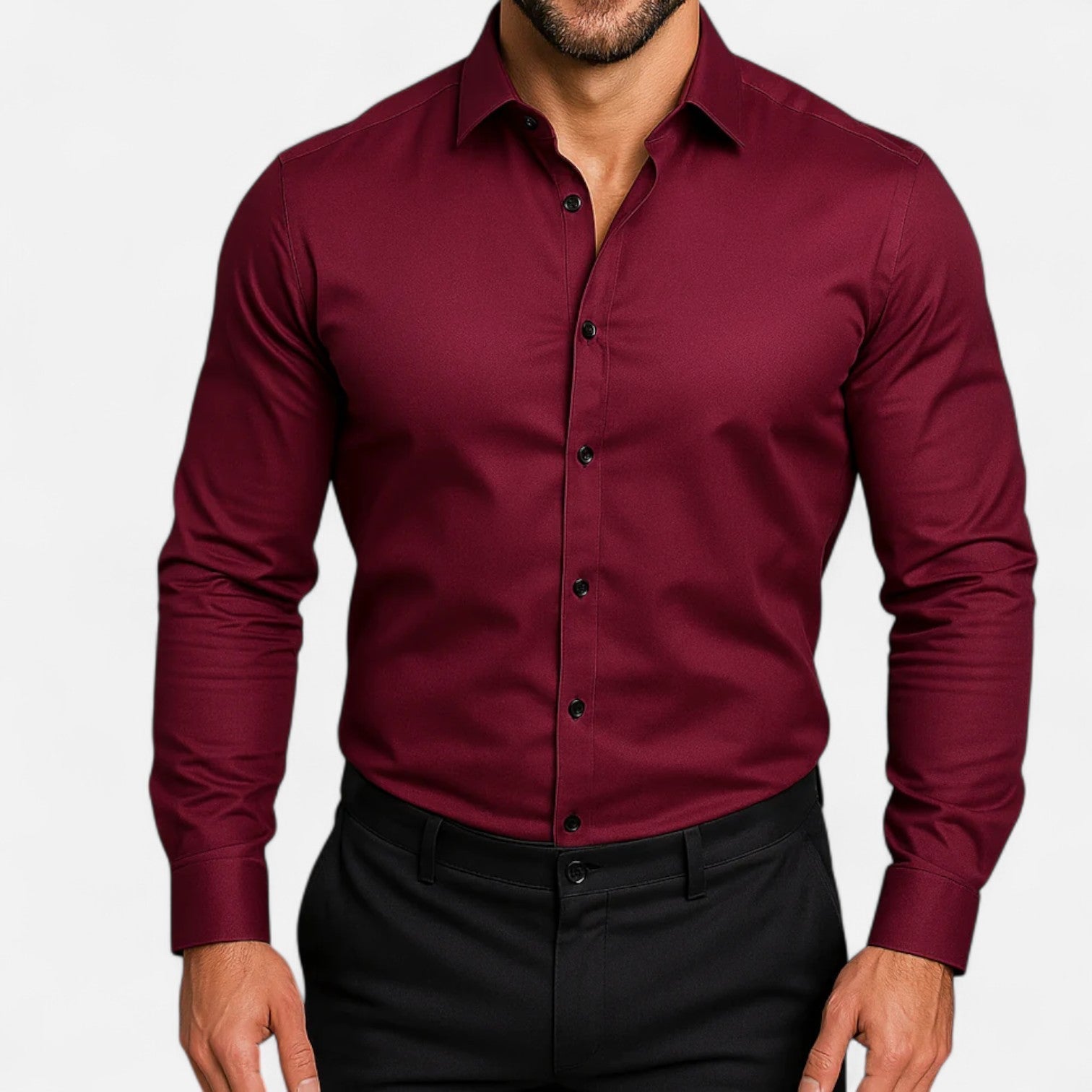 Men’s Classic Wrinkle-Free Shirt – Timeless Elegance, Effortless Maintenance