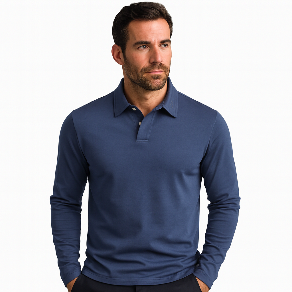 Men's Long Sleeve Polo Shirt | Casual