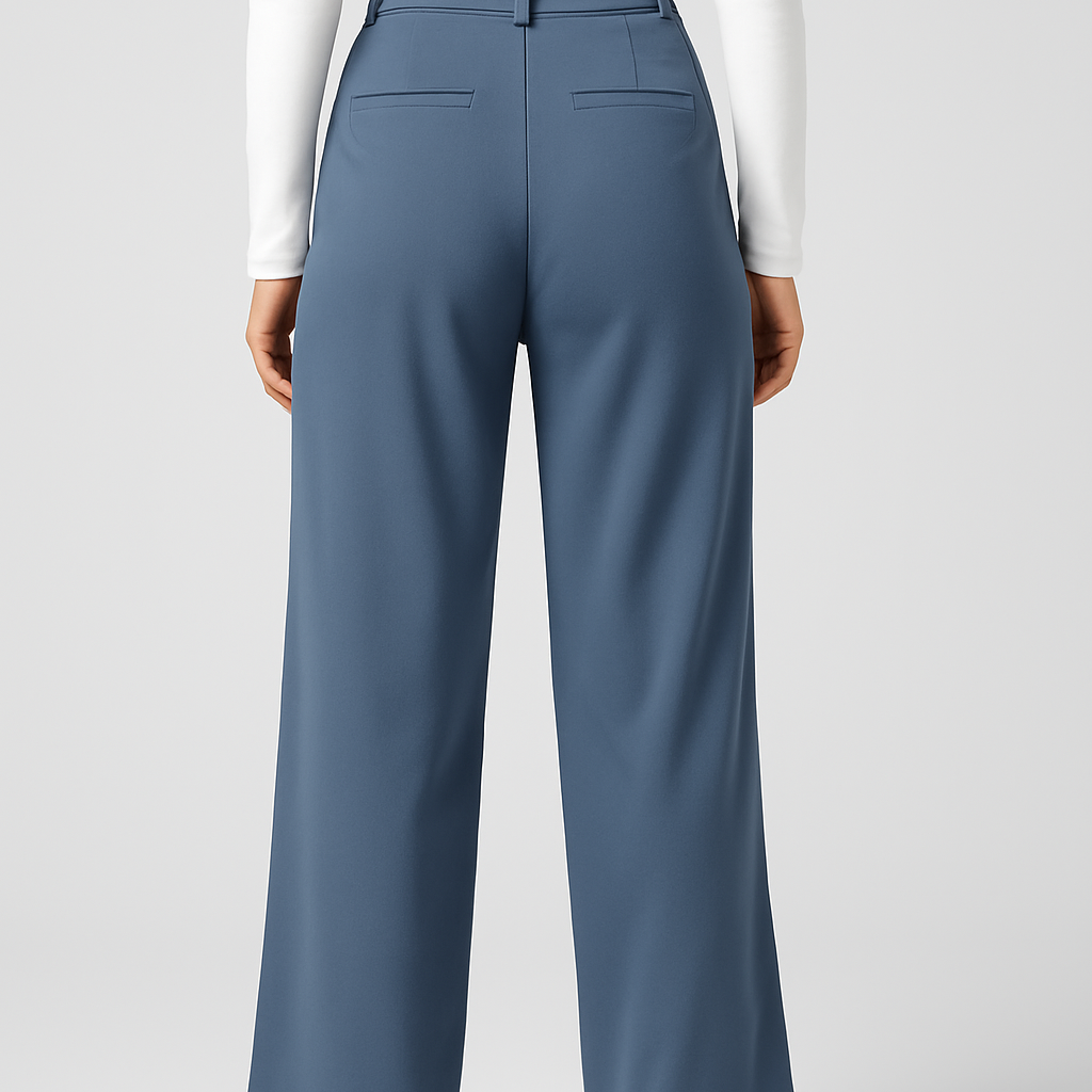 ALDEN™ - Elegant Elasticated High-Waisted Trousers