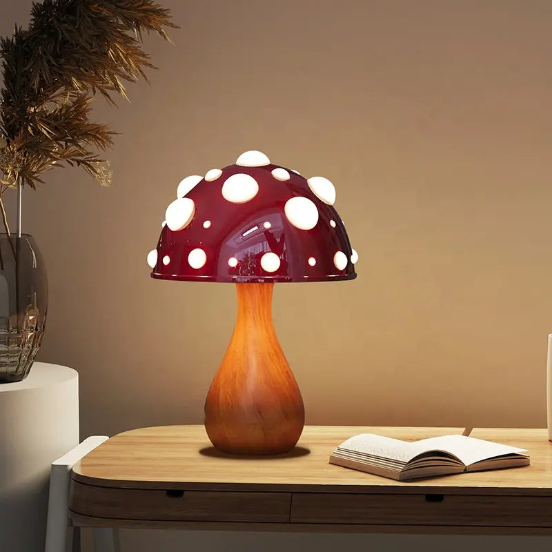 Twinkling toadstool table lamp