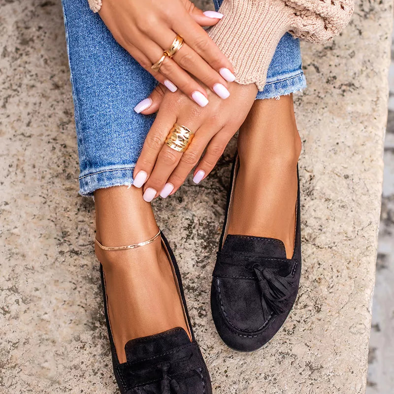Kylie™ | Elegant Orthopaedic Suede Loafers