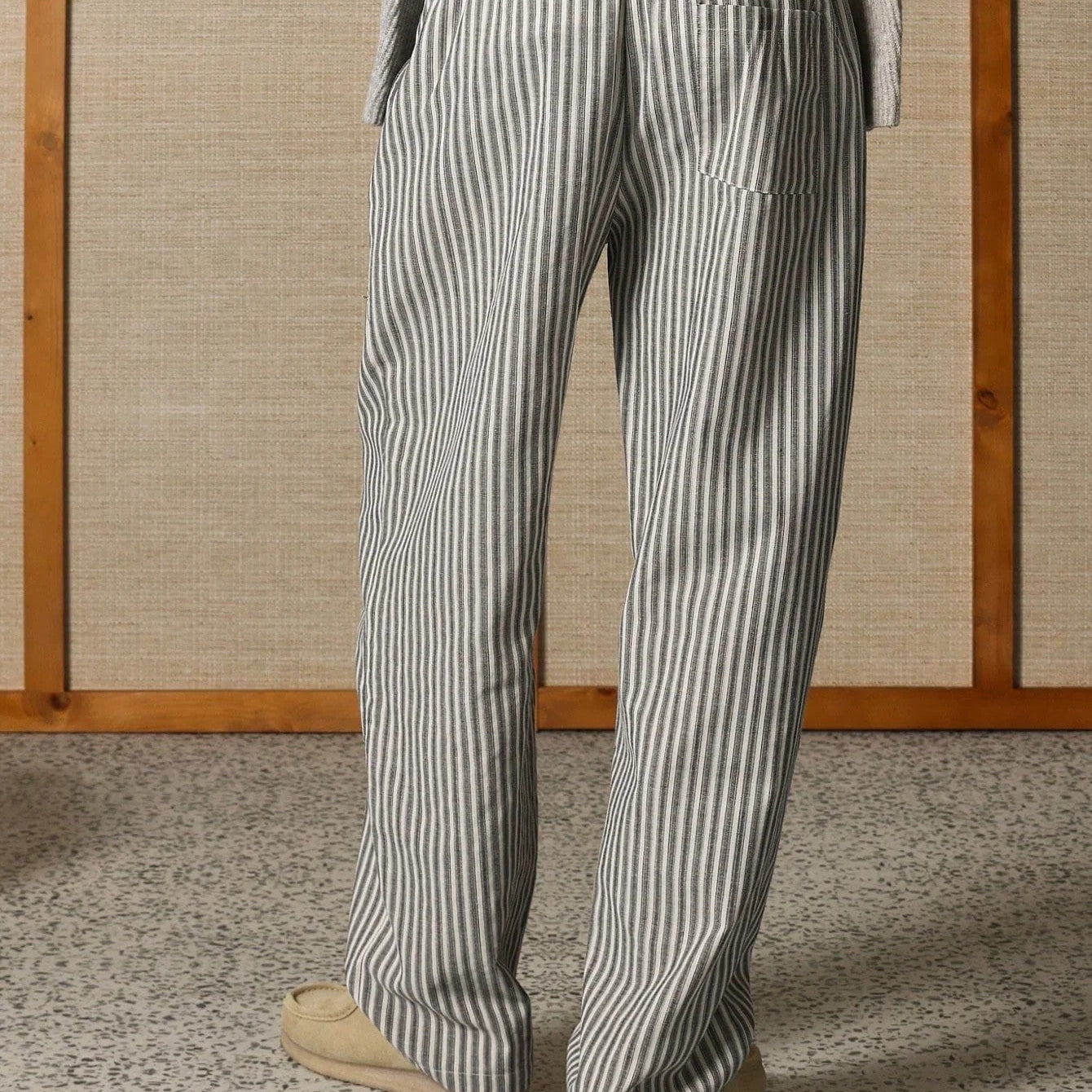 Liam - Casual Striped Skater Pants