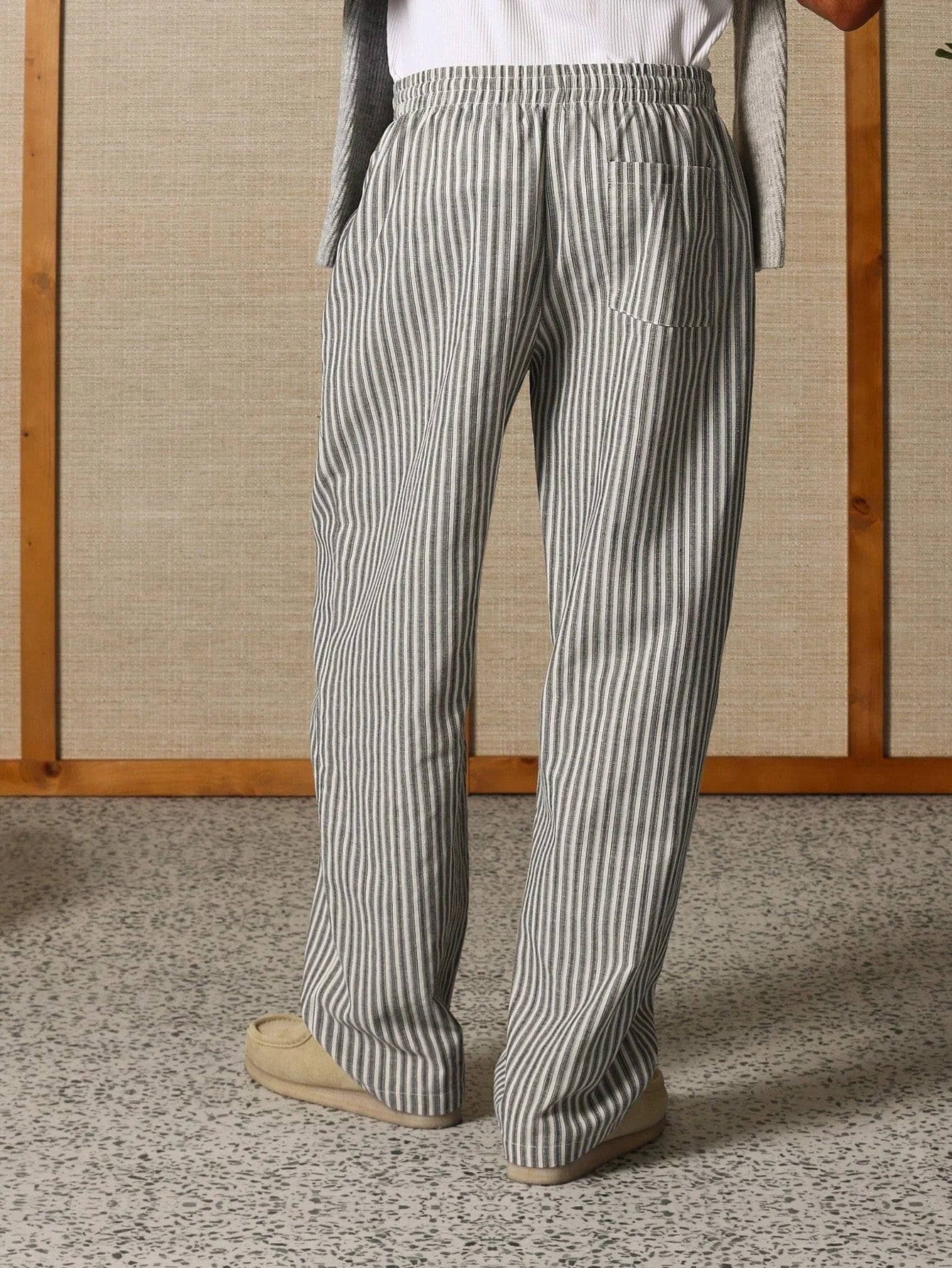 Liam - Casual Striped Skater Pants