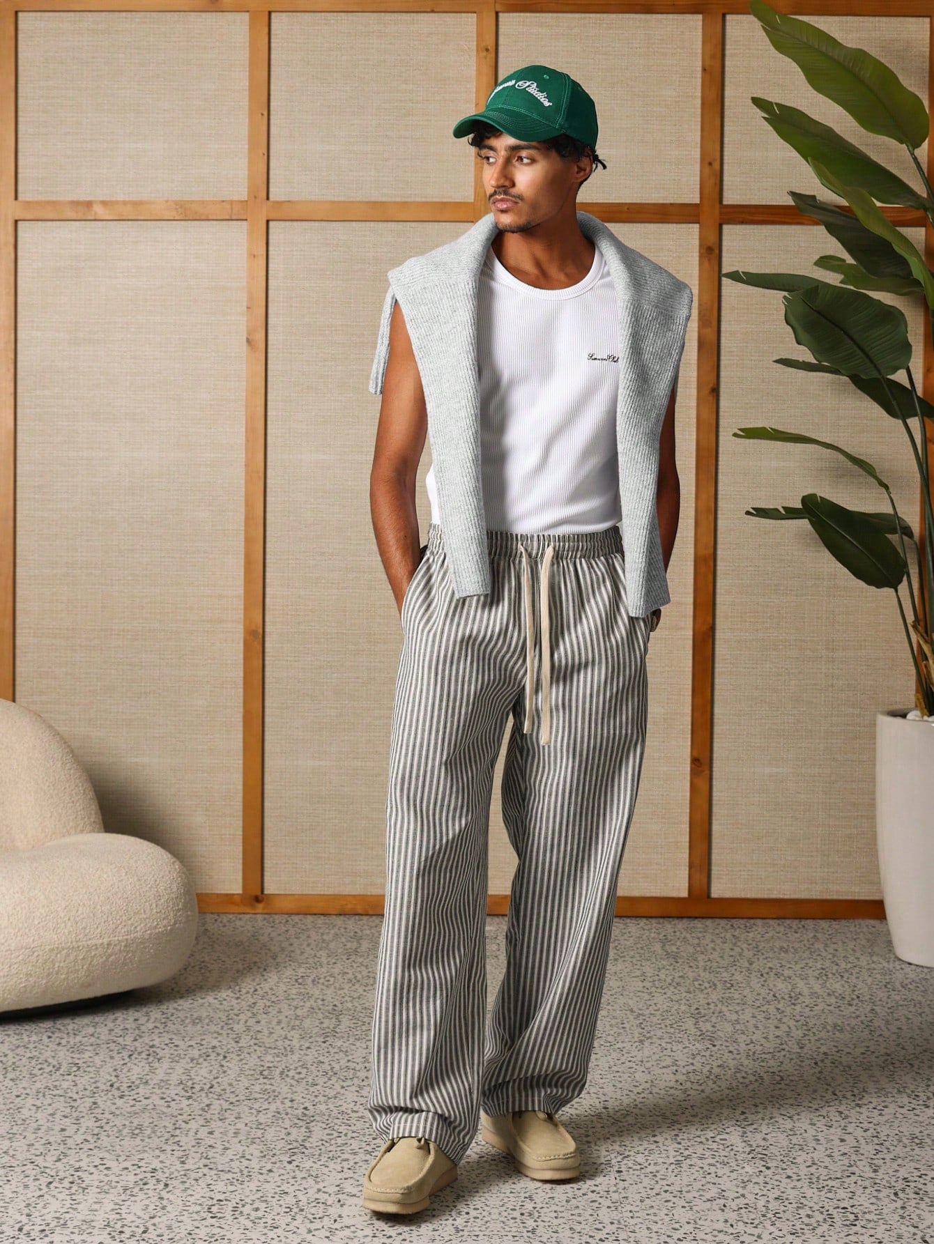 Liam - Casual Striped Skater Pants