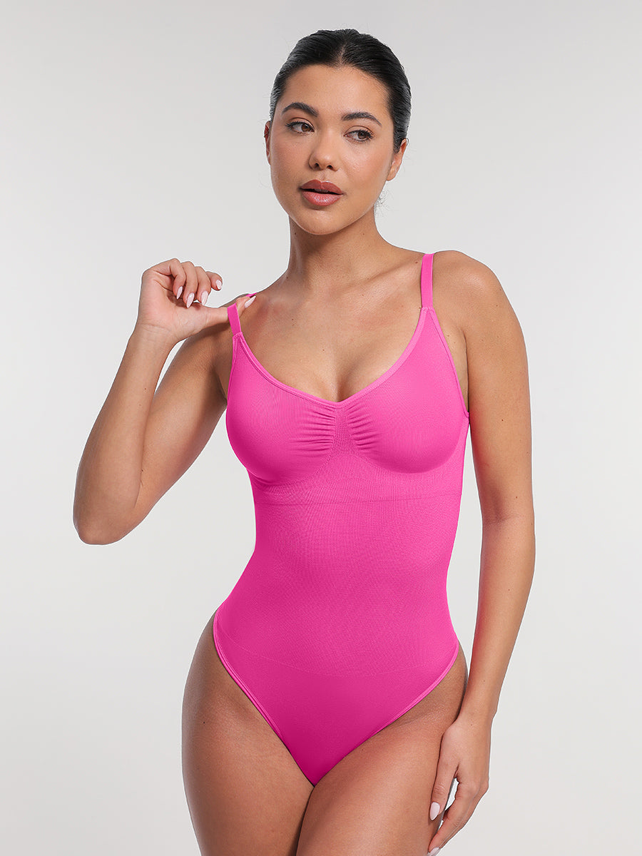Sculpting Padded Bra Thong Bodysuit