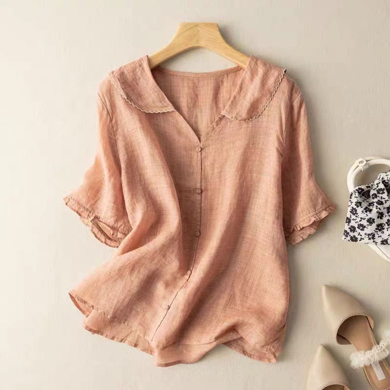 Adele™ | Airy Linen Blouse