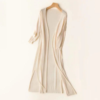 Rosie | Women's Lightweight Long Cardigan with Open Front