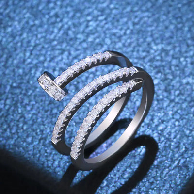 Open Nail Ring (gold finish)