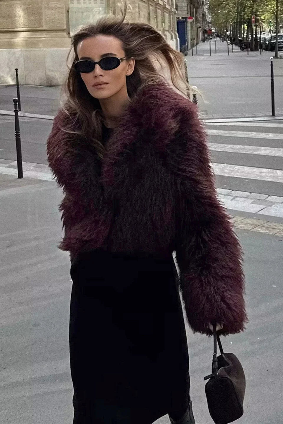 Noemi | Short, soft jacket with classic lapels