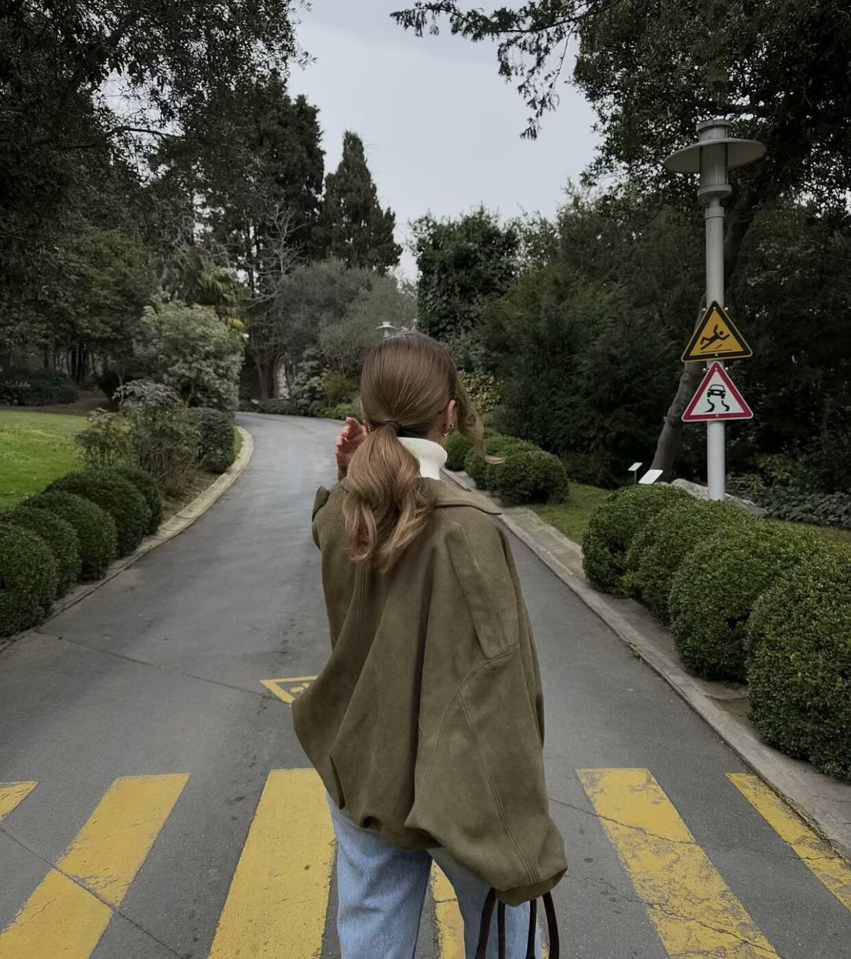 Kaori | Suede pilot jacket